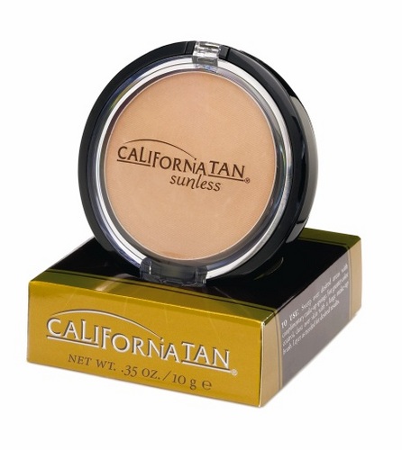 Sunless Bronzing Powder Compact with Brush & Mirror