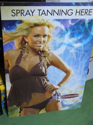 Posters: California Tan Spraytanning Here Poster F 08