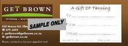 Gift Vouchers: Get Brown GIFT VOUCHER- Multiples of $10