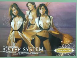 California Tan Original 3-Step Poster Fx3 08