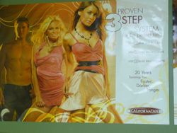 California Tan Original 3-Step Poster 20 Years MFF 08