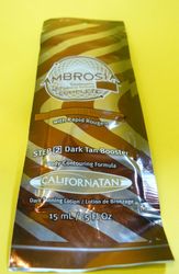 Bronzer Tanning Lotion Sachets: Ambrosia 360 "Complete" Step 2 Bronzer 15ml Packette