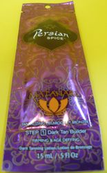 Bronzer Tanning Lotion Sachets: Persian Spice Step 1 Melaboost 15ml Packette
