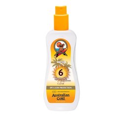 Sunscreens & Sunblocks: Australian Gold SPF6 Spray Gel Sunscreen